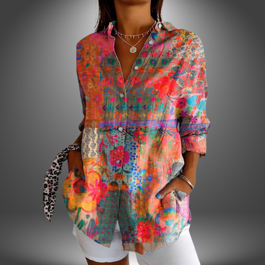 Gracelyn - Premium blomsterbluse