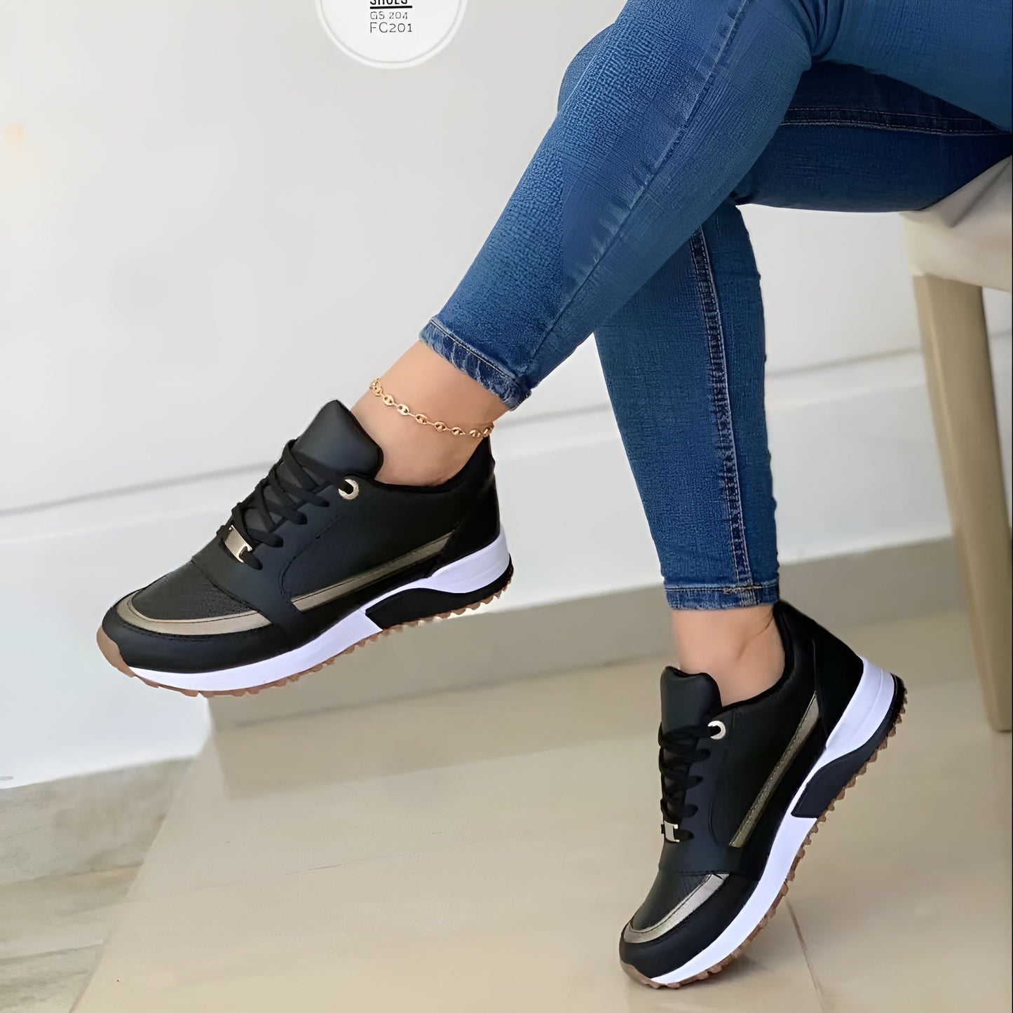 Aubri - Komfortable sneakers