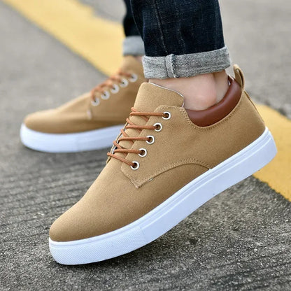 Gian - Stilfulde sneakers i lærred